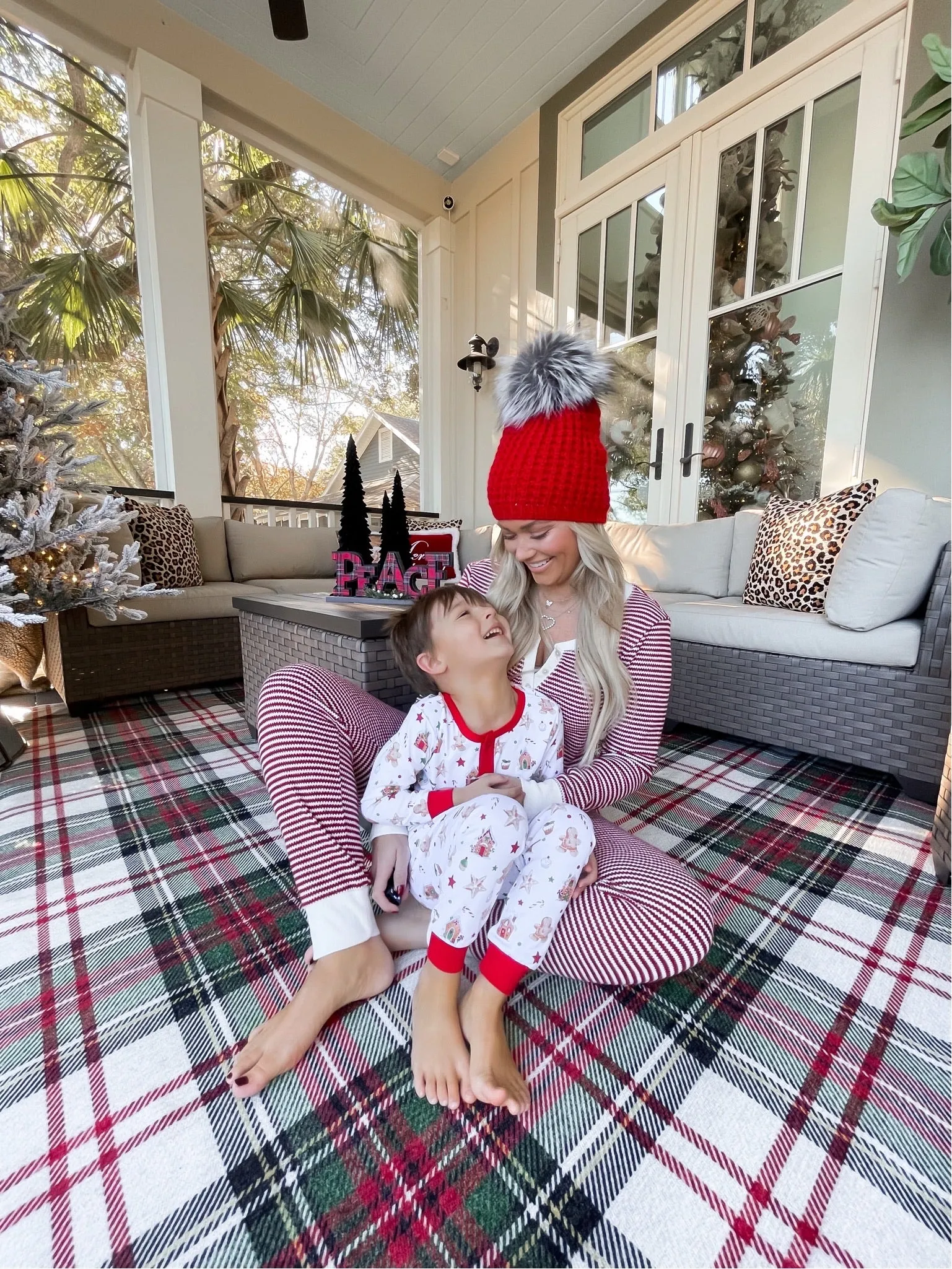 Abercrombie & Fitch Sleepwear Red and White Striped Top NWT- Size S (see notes, we have matching pants)