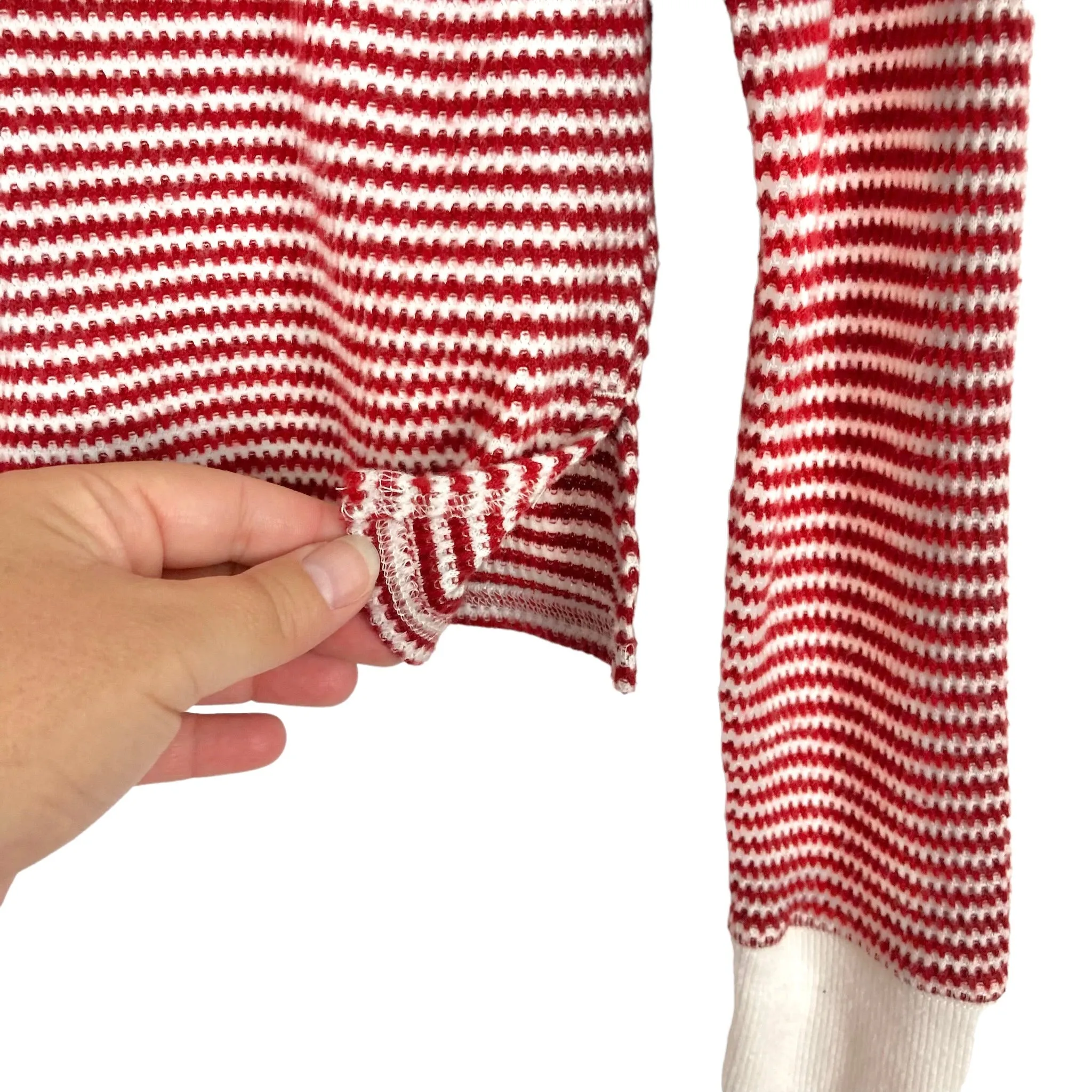 Abercrombie & Fitch Sleepwear Red and White Striped Top NWT- Size S (see notes, we have matching pants)