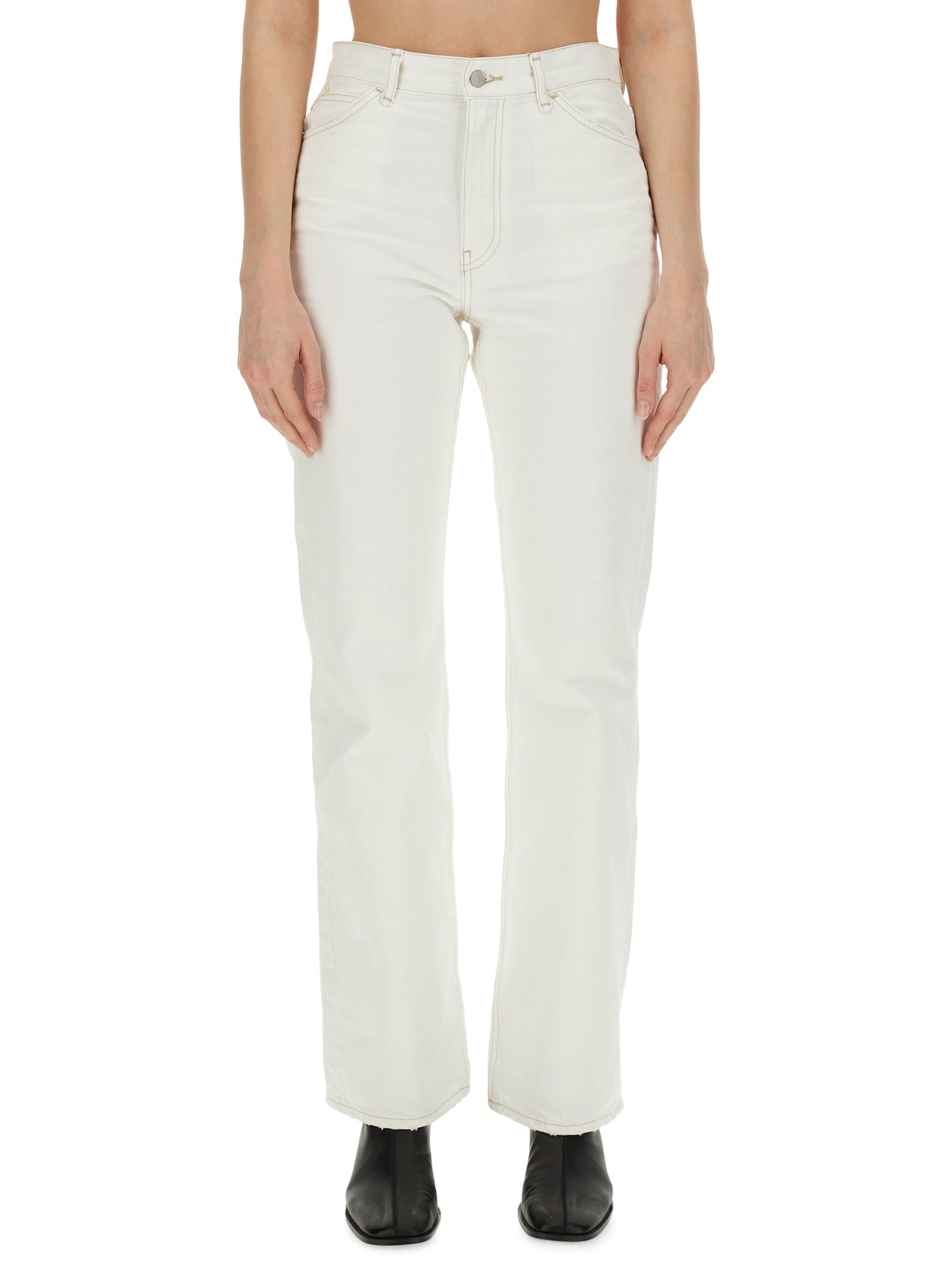 ACNE STUDIOS    REGULAR FIT COTTON DENIM JEANS