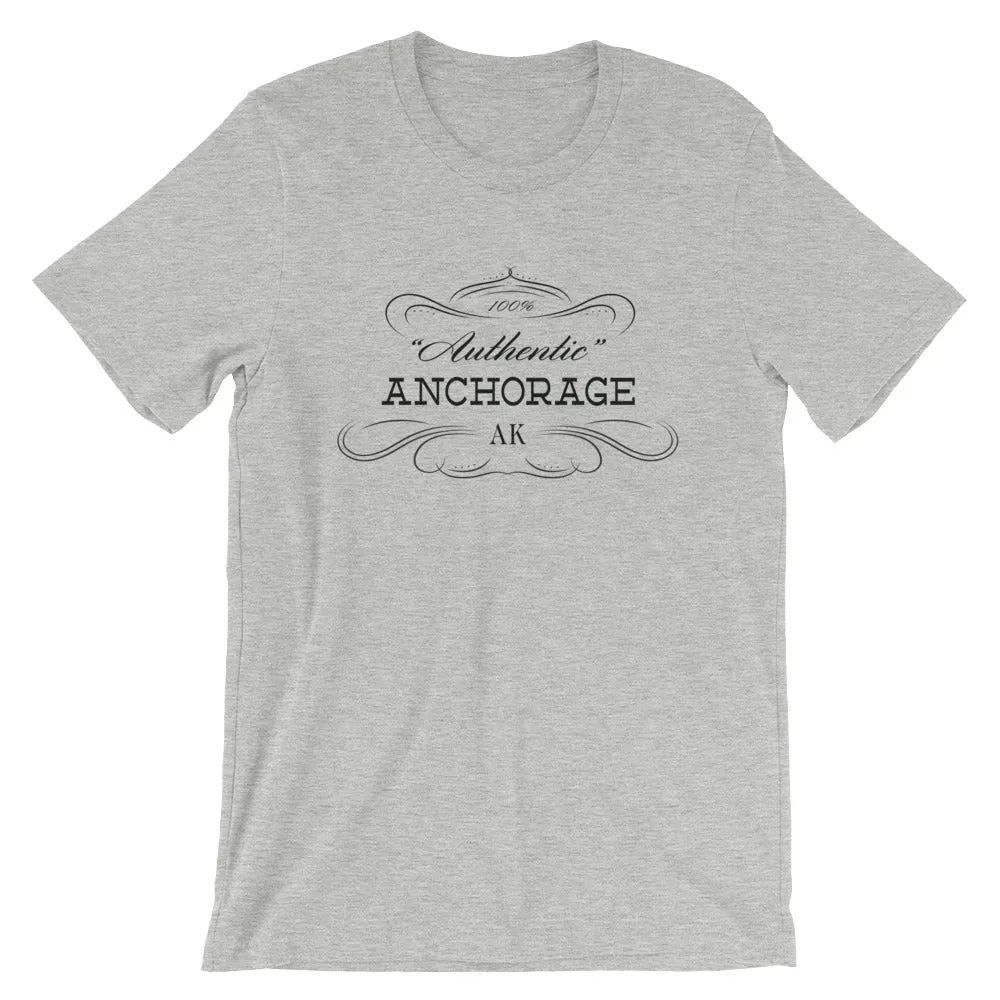 Alaska - Anchorage AK - Short-Sleeve Unisex T-Shirt - Authentic