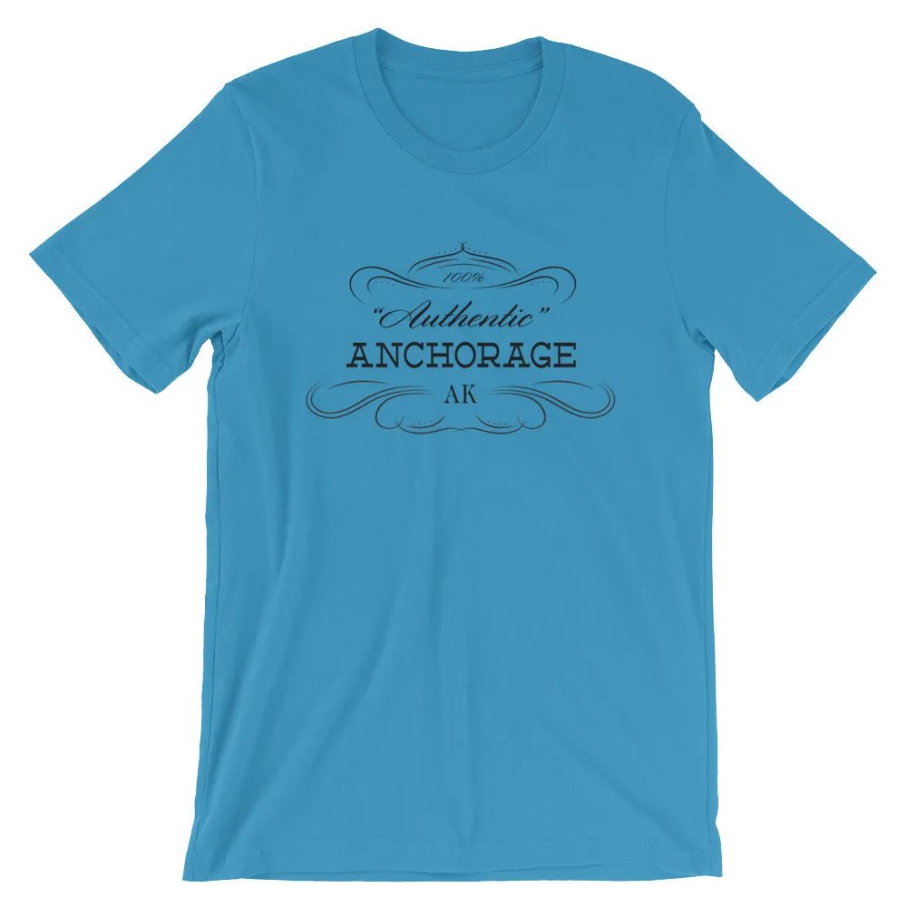 Alaska - Anchorage AK - Short-Sleeve Unisex T-Shirt - Authentic