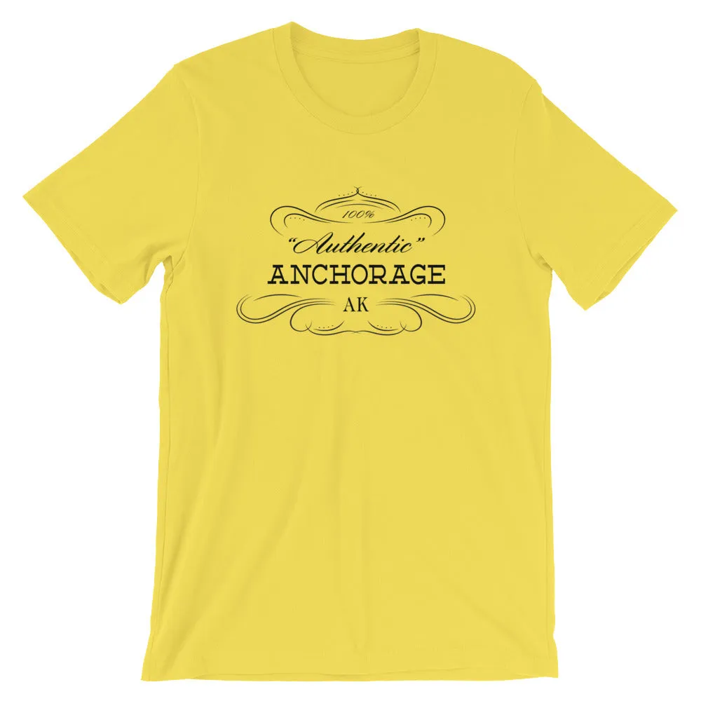 Alaska - Anchorage AK - Short-Sleeve Unisex T-Shirt - Authentic