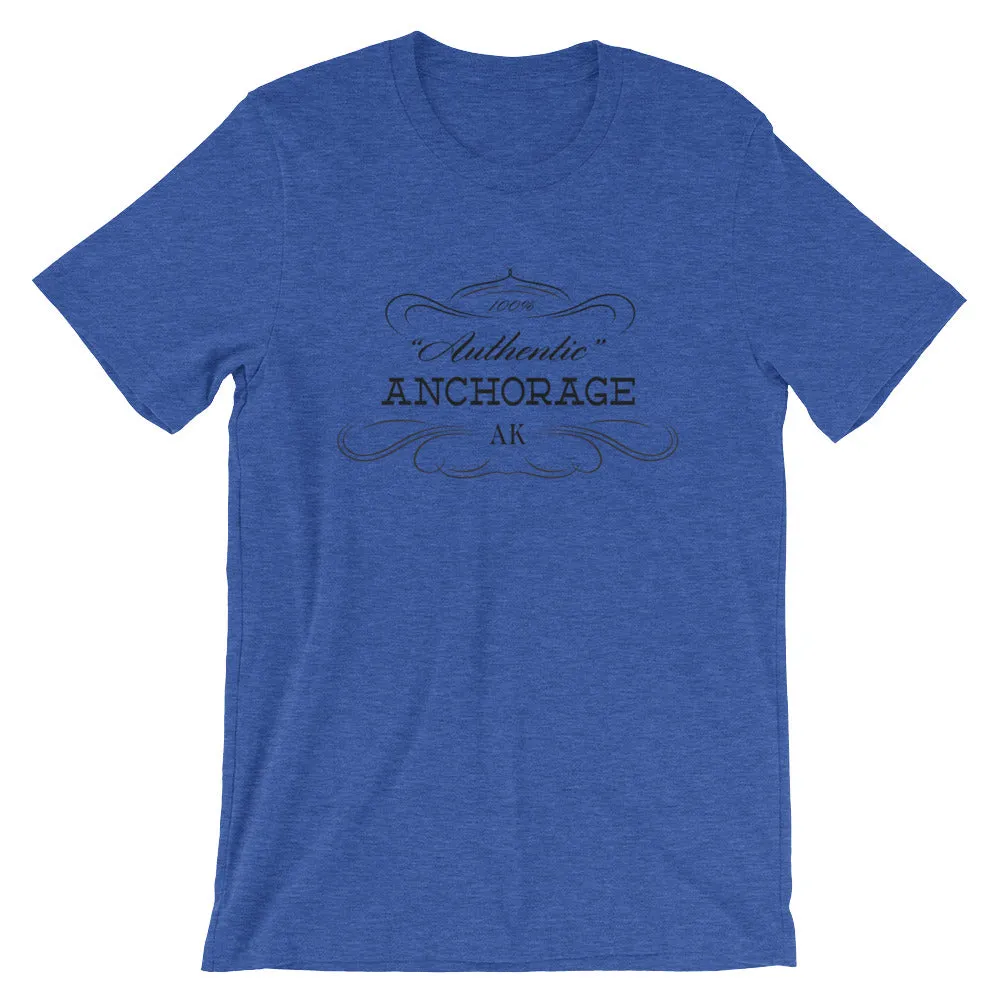 Alaska - Anchorage AK - Short-Sleeve Unisex T-Shirt - Authentic