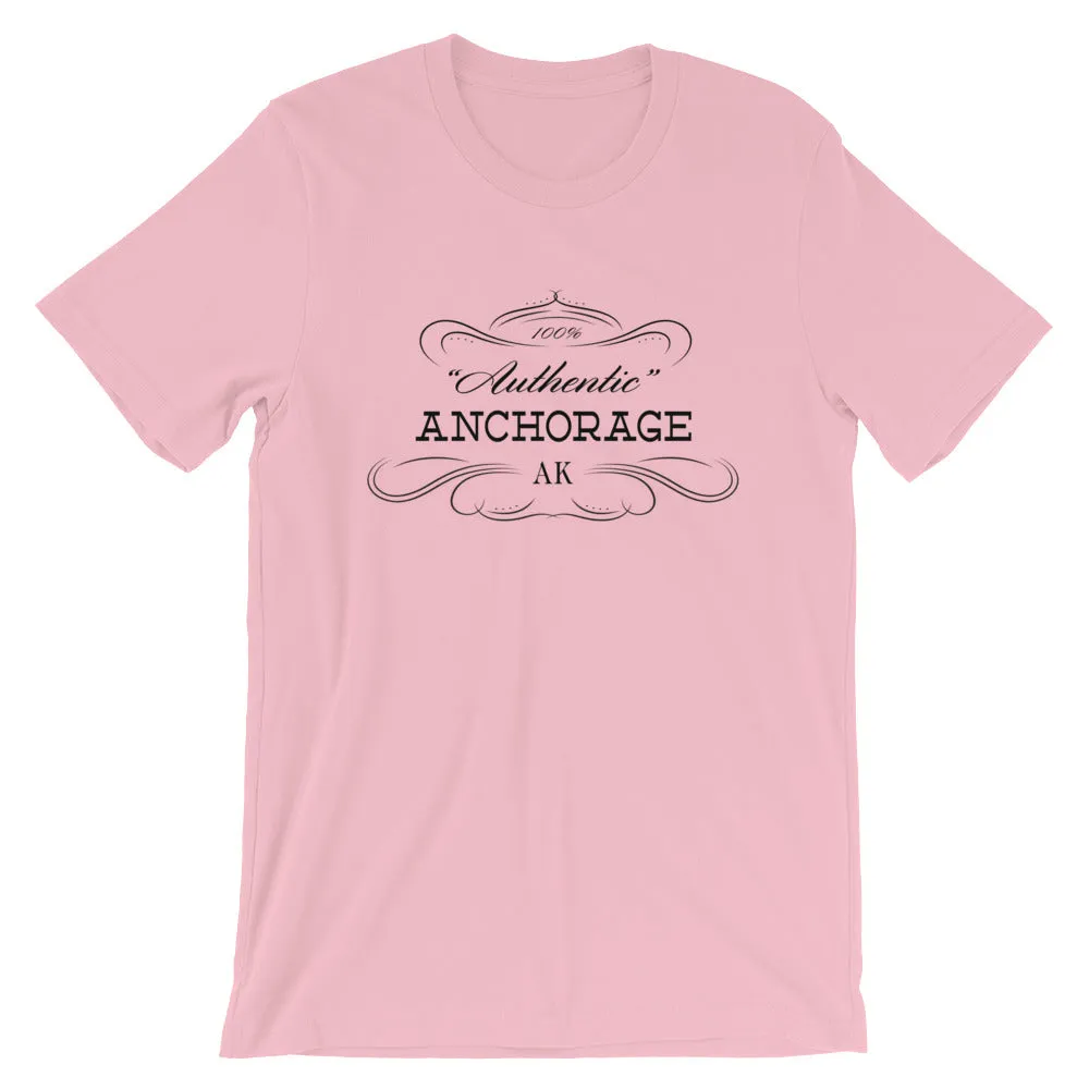 Alaska - Anchorage AK - Short-Sleeve Unisex T-Shirt - Authentic