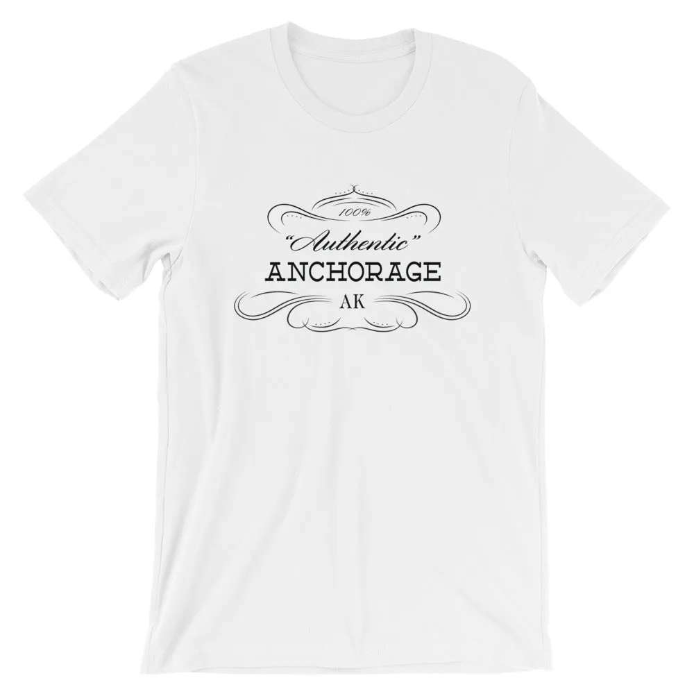 Alaska - Anchorage AK - Short-Sleeve Unisex T-Shirt - Authentic