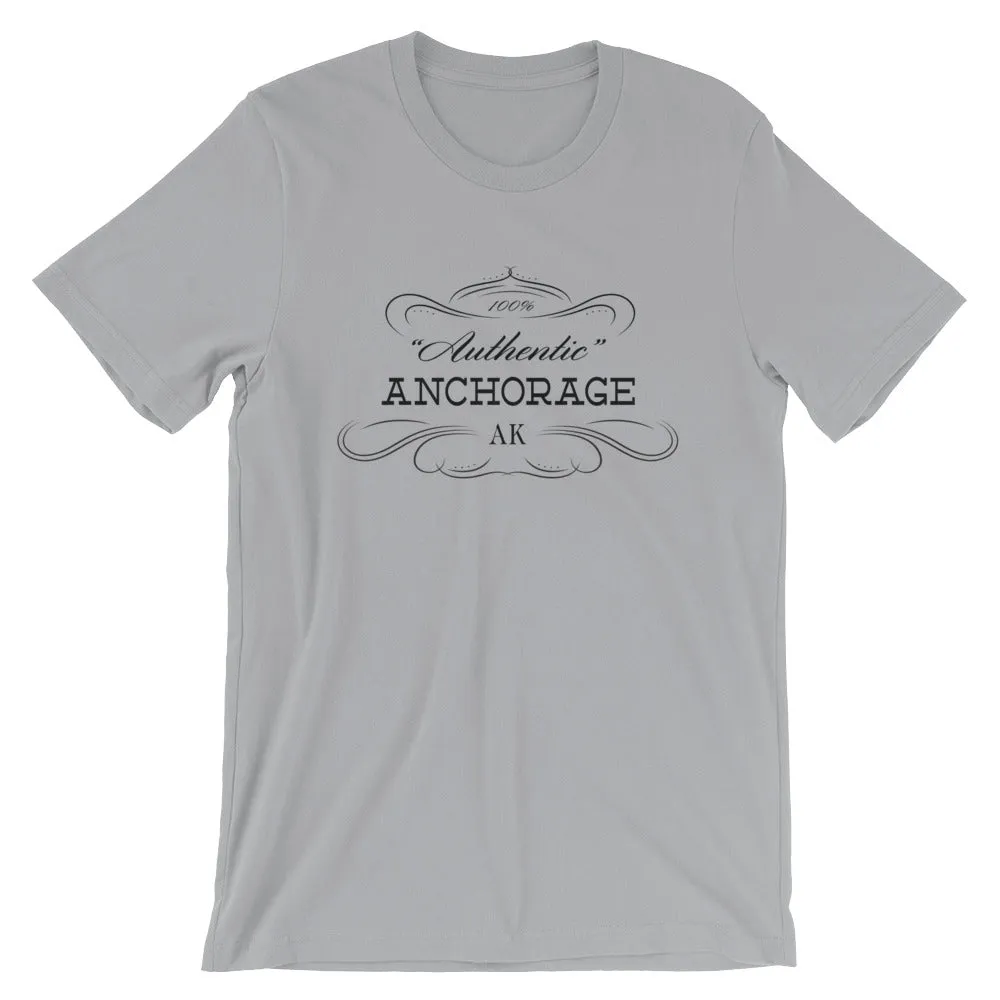 Alaska - Anchorage AK - Short-Sleeve Unisex T-Shirt - Authentic