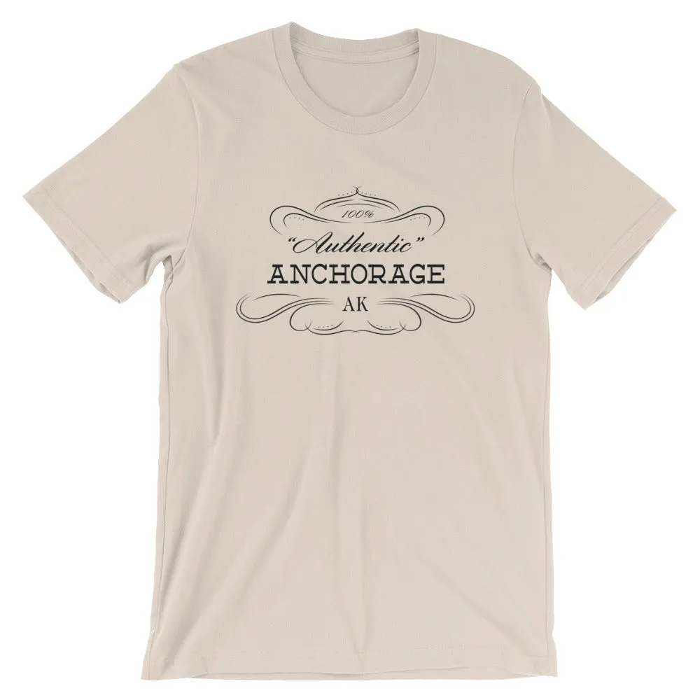 Alaska - Anchorage AK - Short-Sleeve Unisex T-Shirt - Authentic