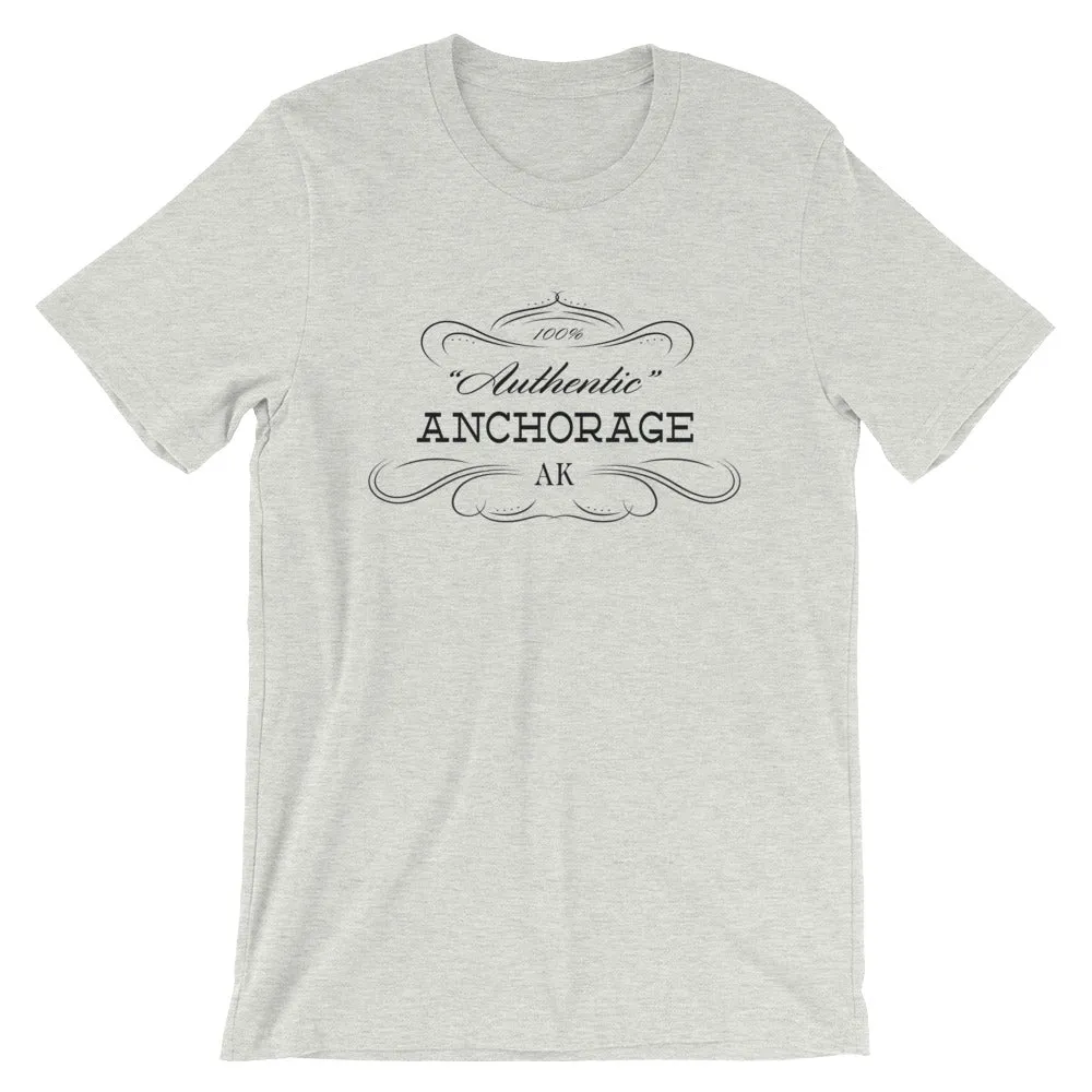 Alaska - Anchorage AK - Short-Sleeve Unisex T-Shirt - Authentic