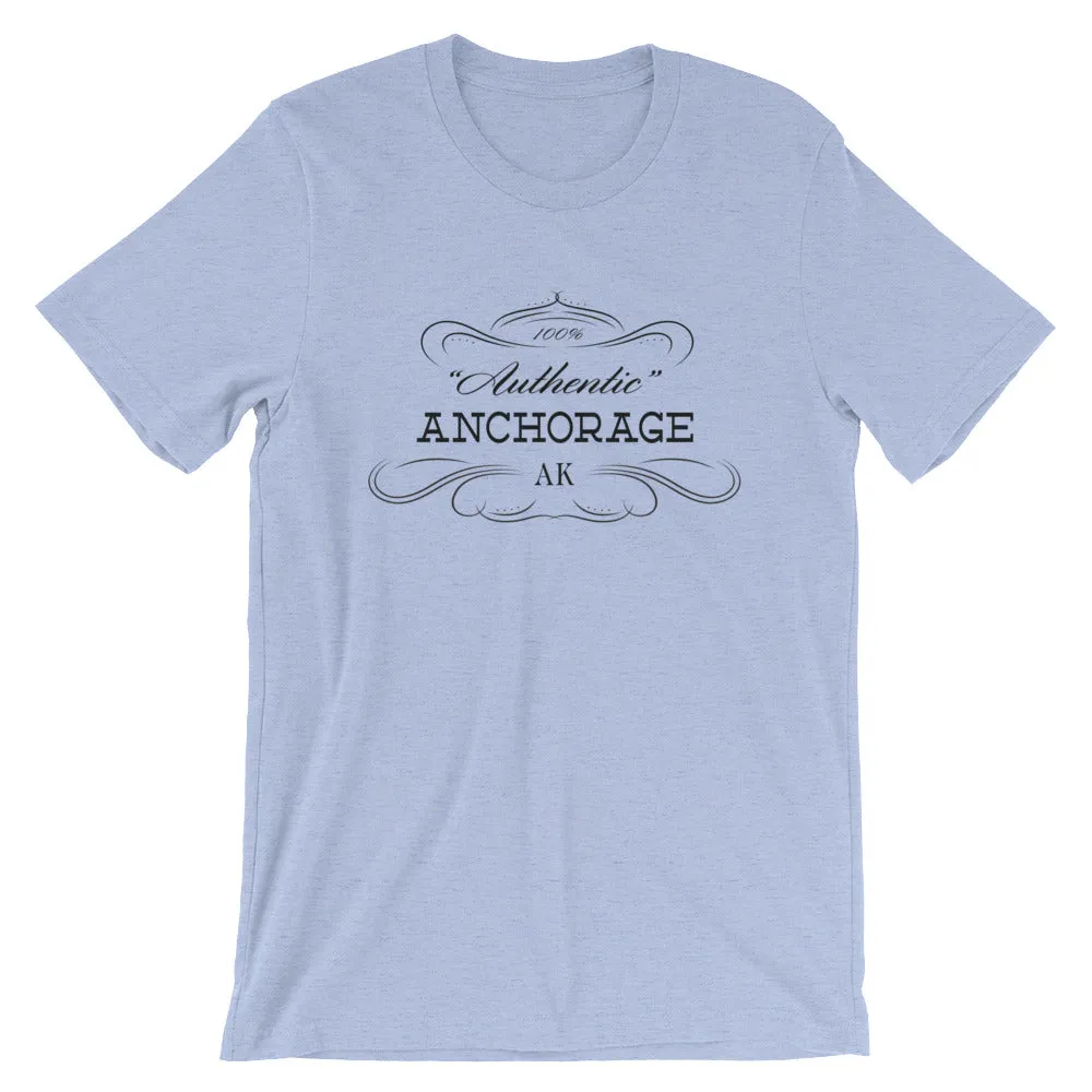 Alaska - Anchorage AK - Short-Sleeve Unisex T-Shirt - Authentic