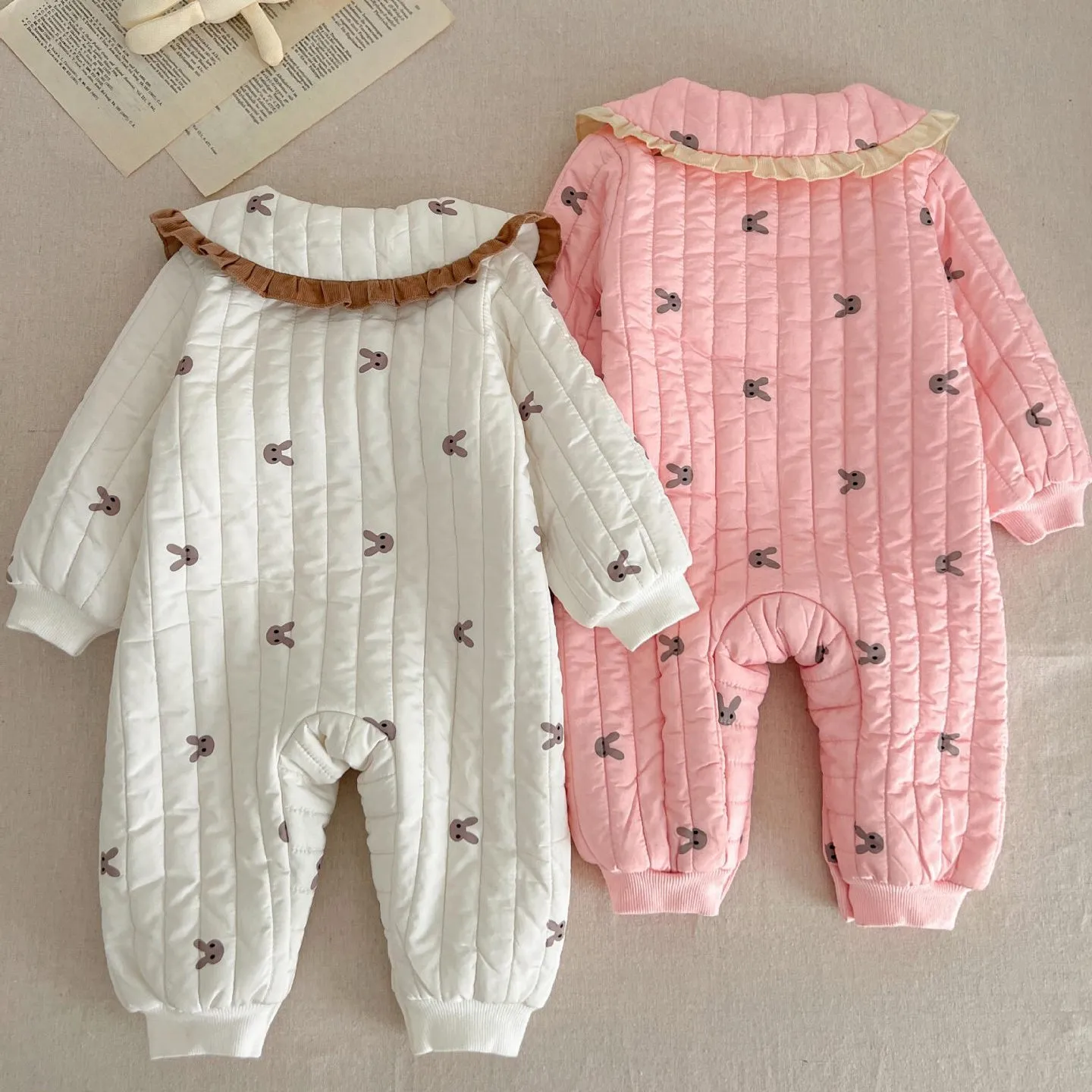 Baby Kid Girls Cartoon Print Jumpsuits Wholesale 231130175