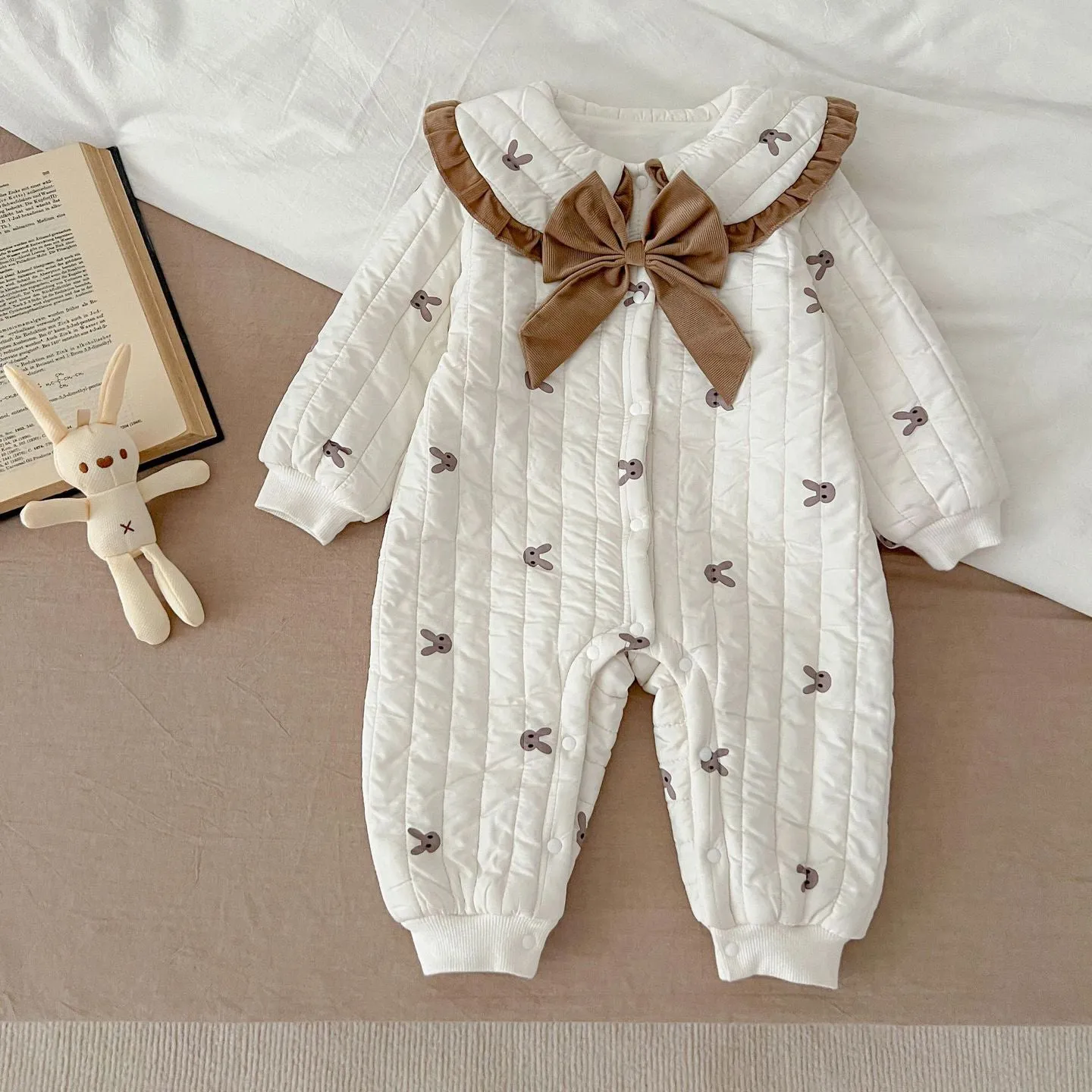 Baby Kid Girls Cartoon Print Jumpsuits Wholesale 231130175