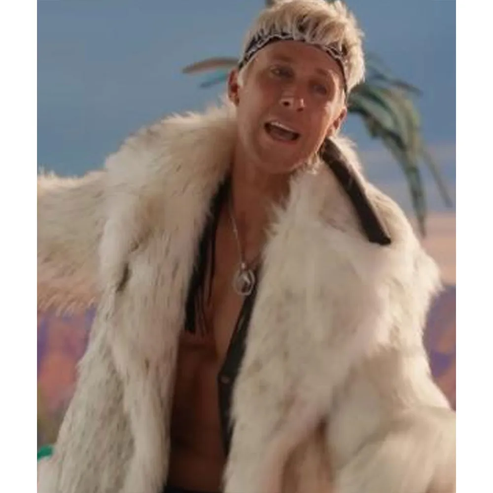 Barbie Ryan Gosling Fur Coat