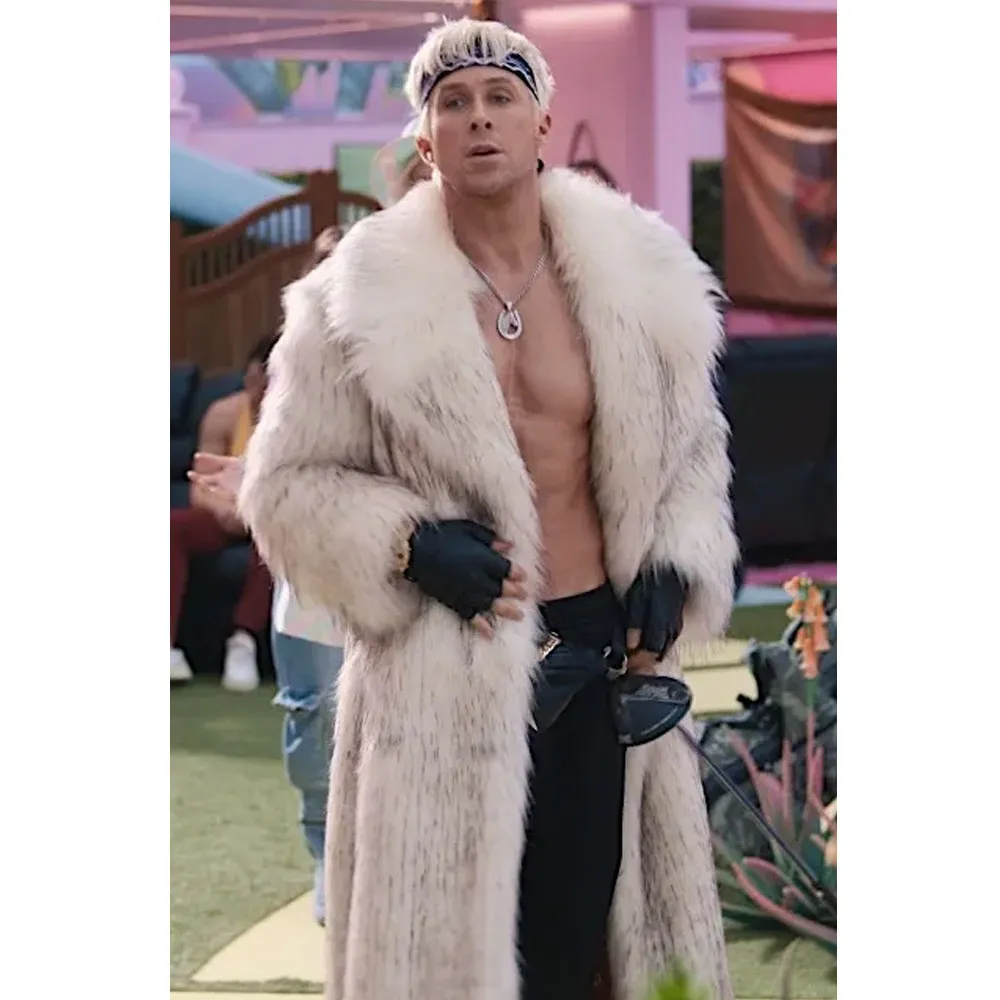 Barbie Ryan Gosling Fur Coat