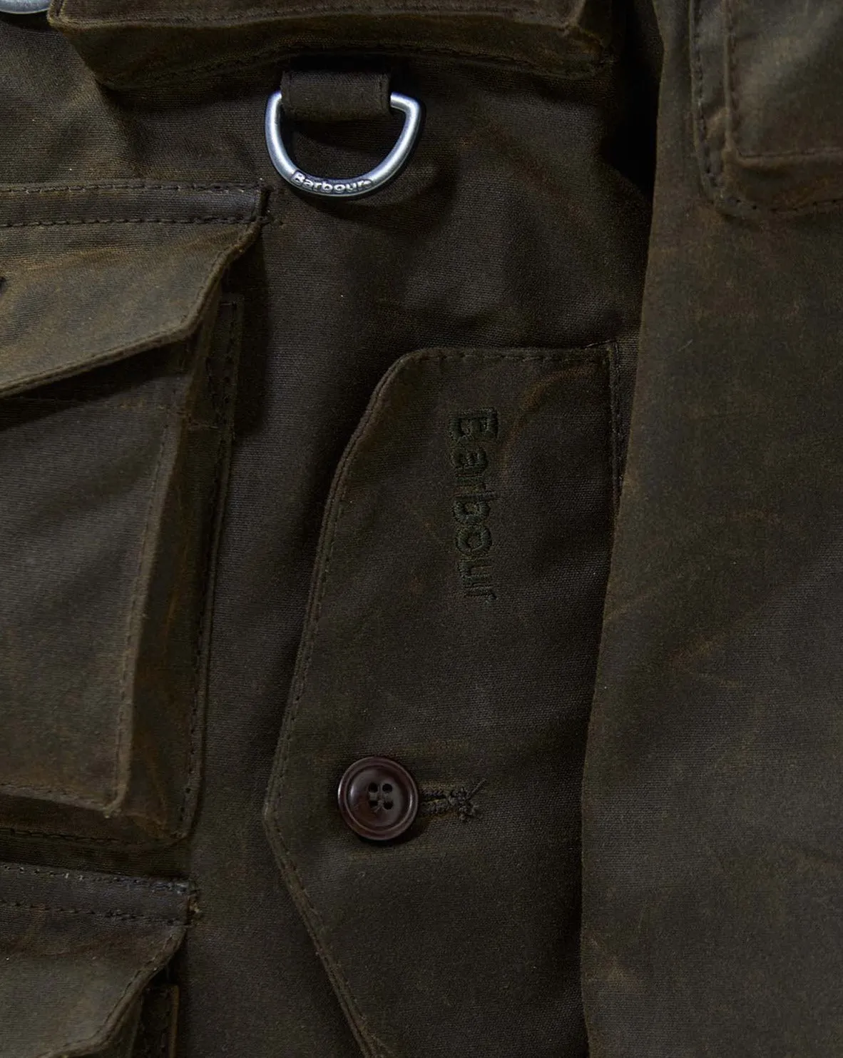 Barbour x Baracuta Clayton Wax Olive