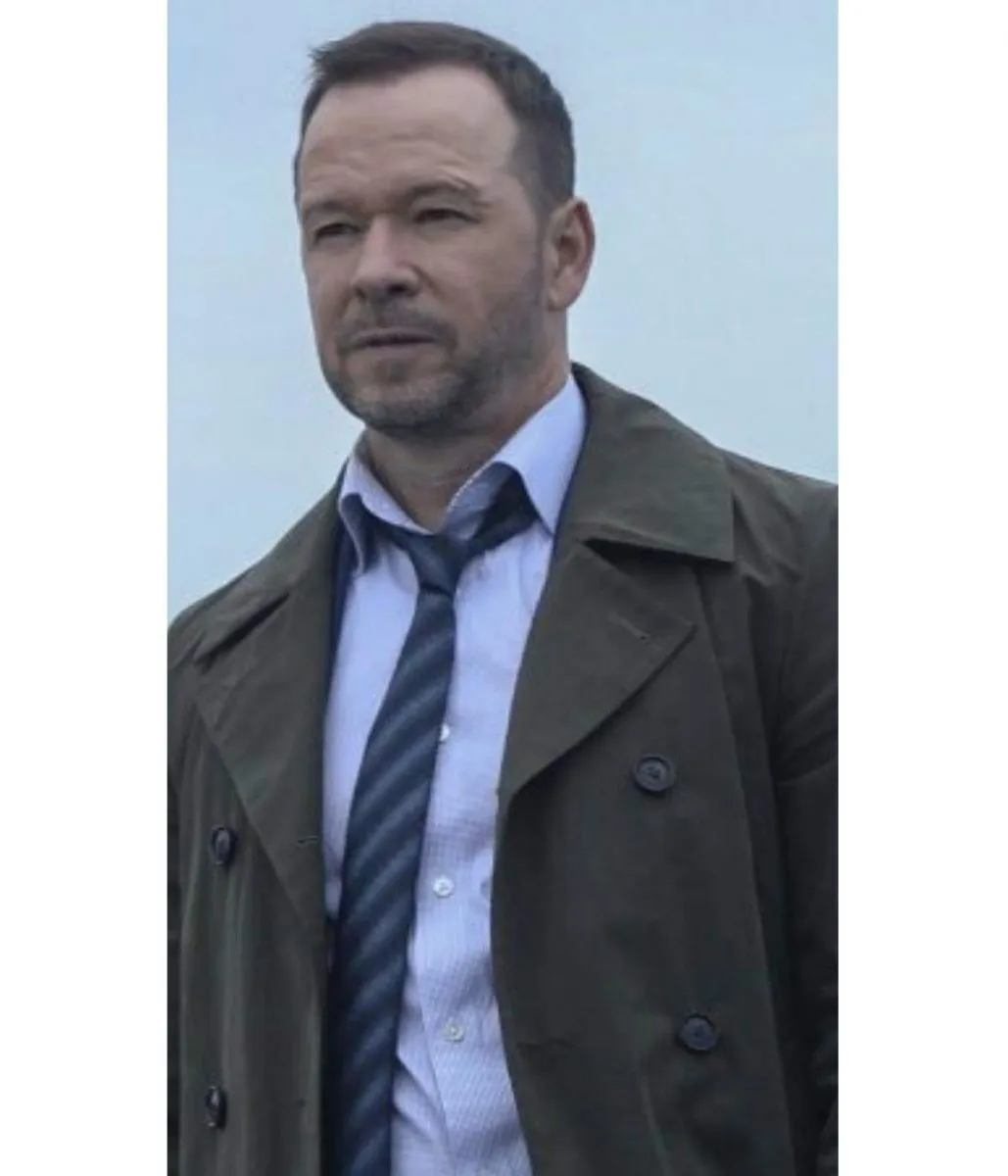 Blue Bloods Donnie Wahlberg Green Wool Coat