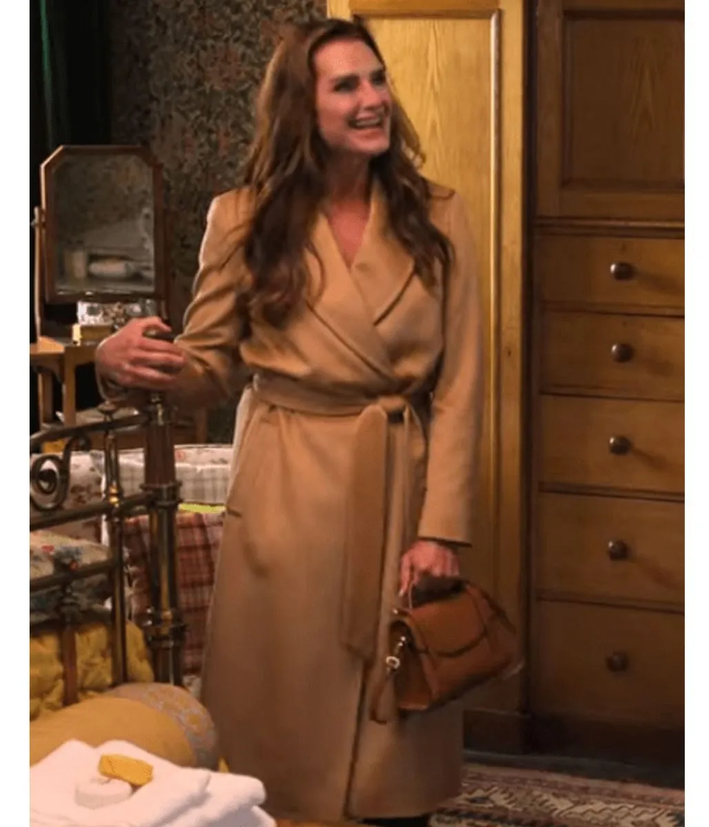 Brooke Shields A Castle for Christmas Trench Coat