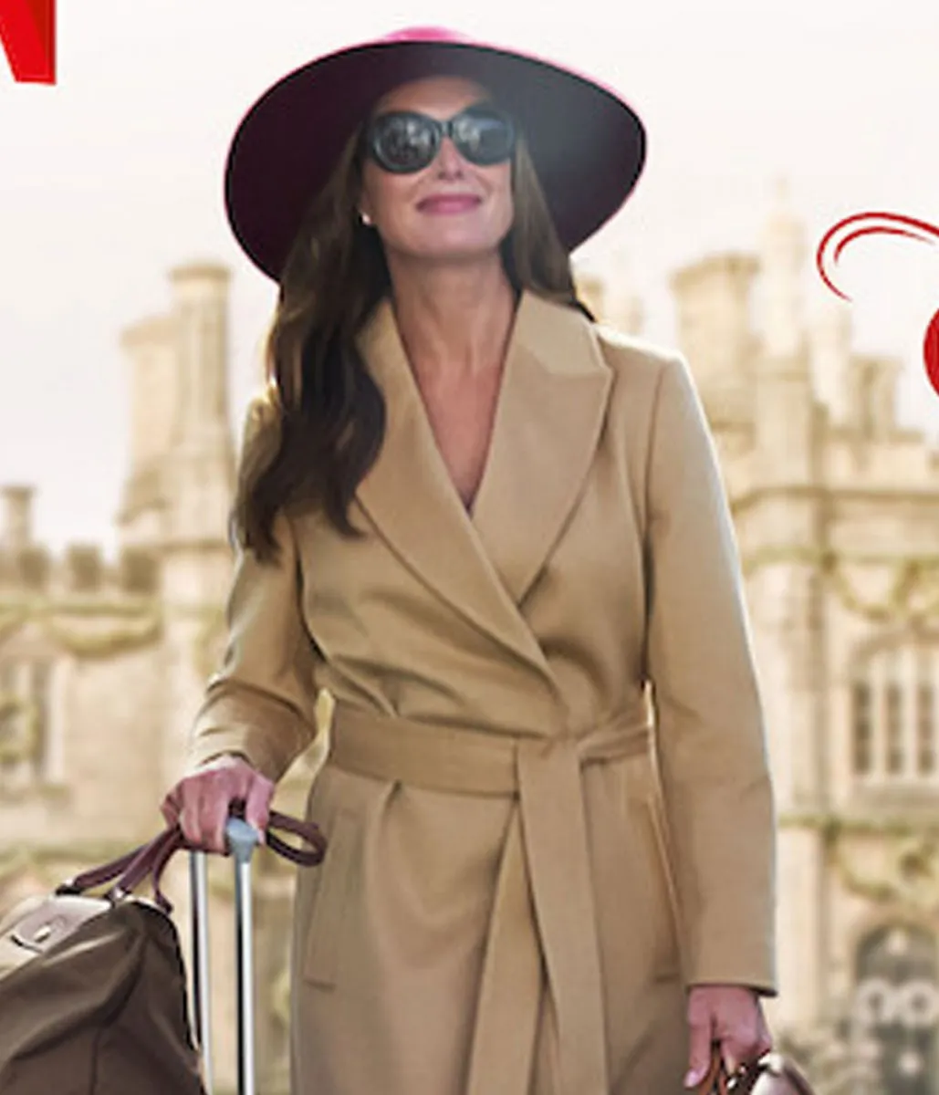 Brooke Shields A Castle for Christmas Trench Coat