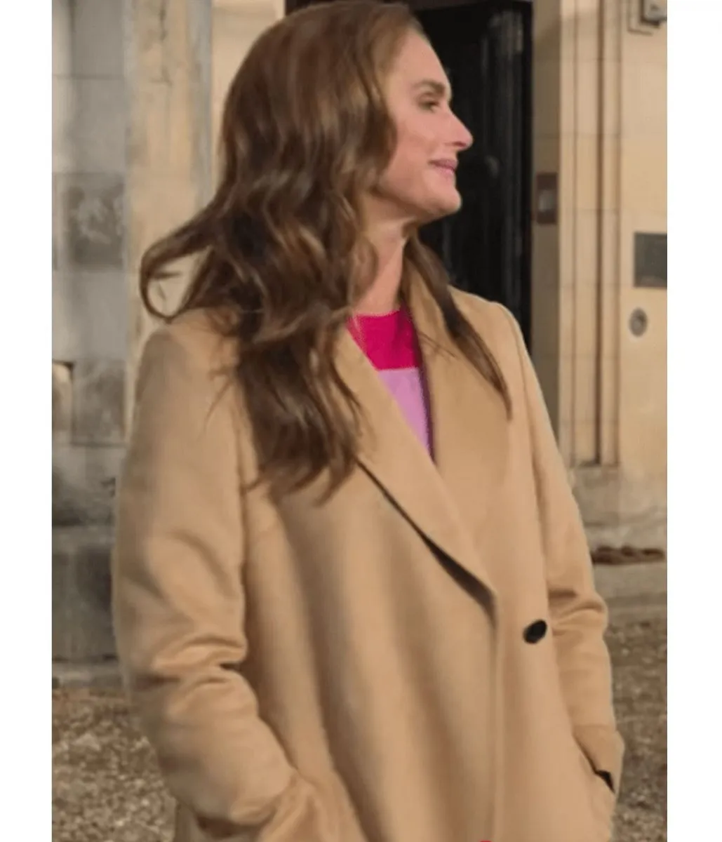 Brooke Shields A Castle for Christmas Trench Coat