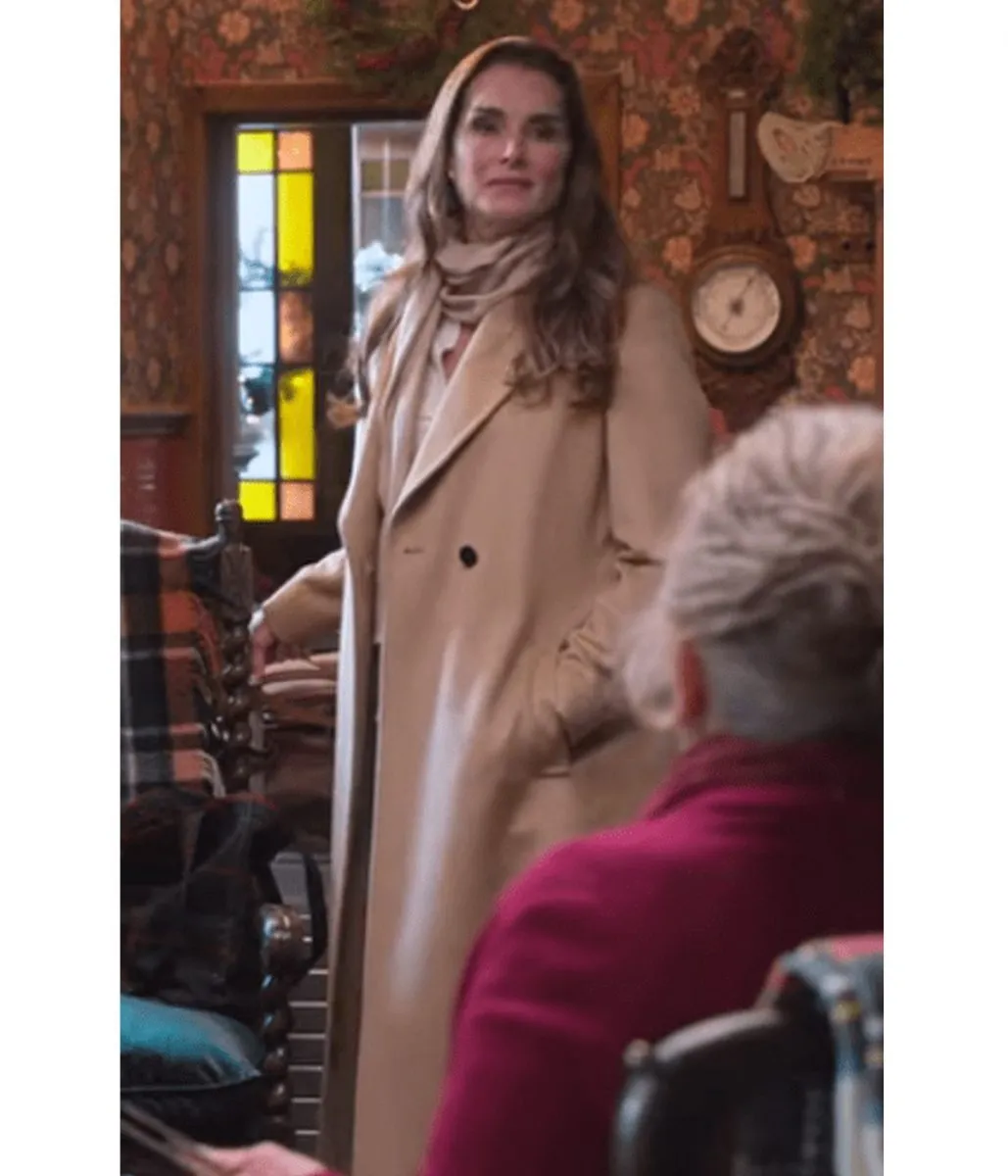 Brooke Shields A Castle for Christmas Trench Coat