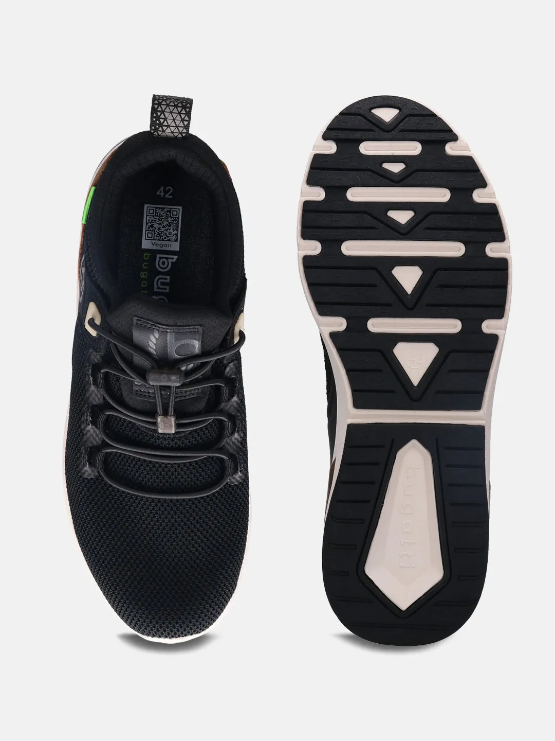 bugatti Black Athleisure Sneakers