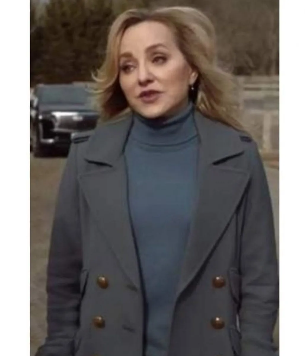 Bull S06 Geneva Carr Grey Double Breasted Wool Coat