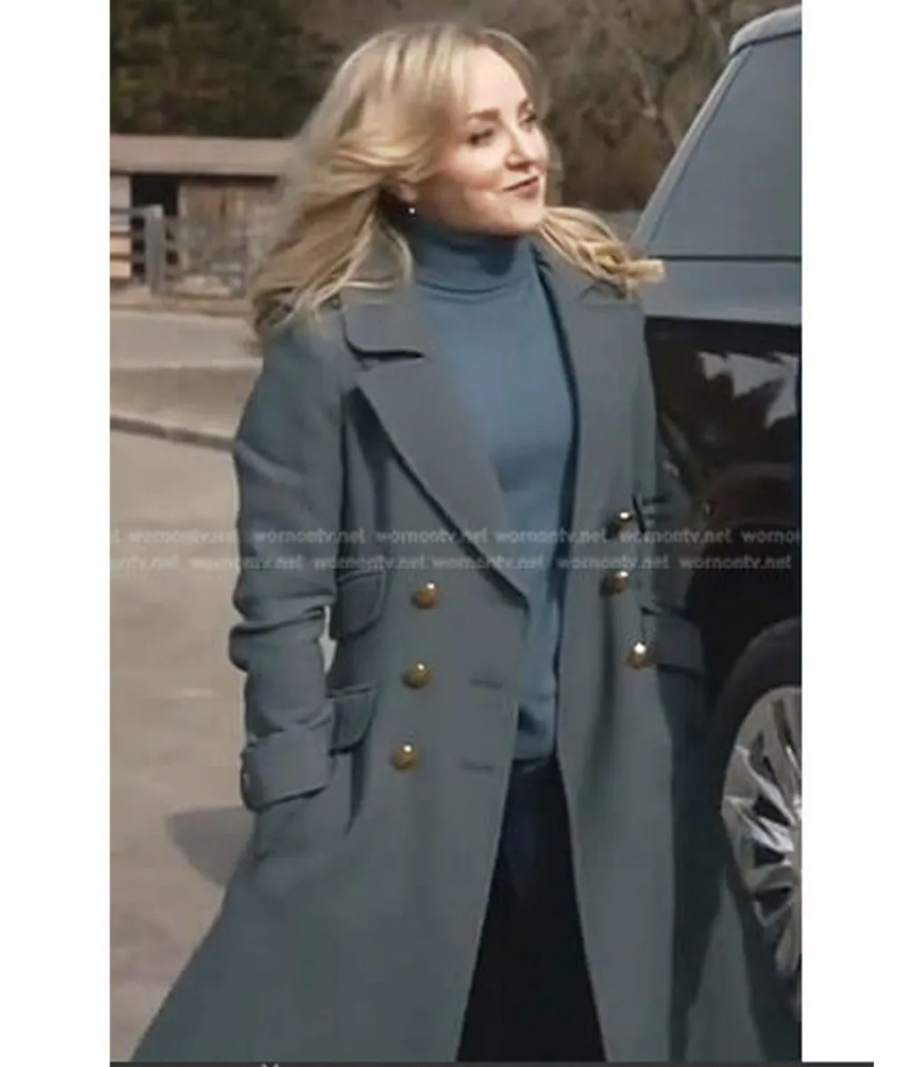 Bull S06 Geneva Carr Grey Double Breasted Wool Coat