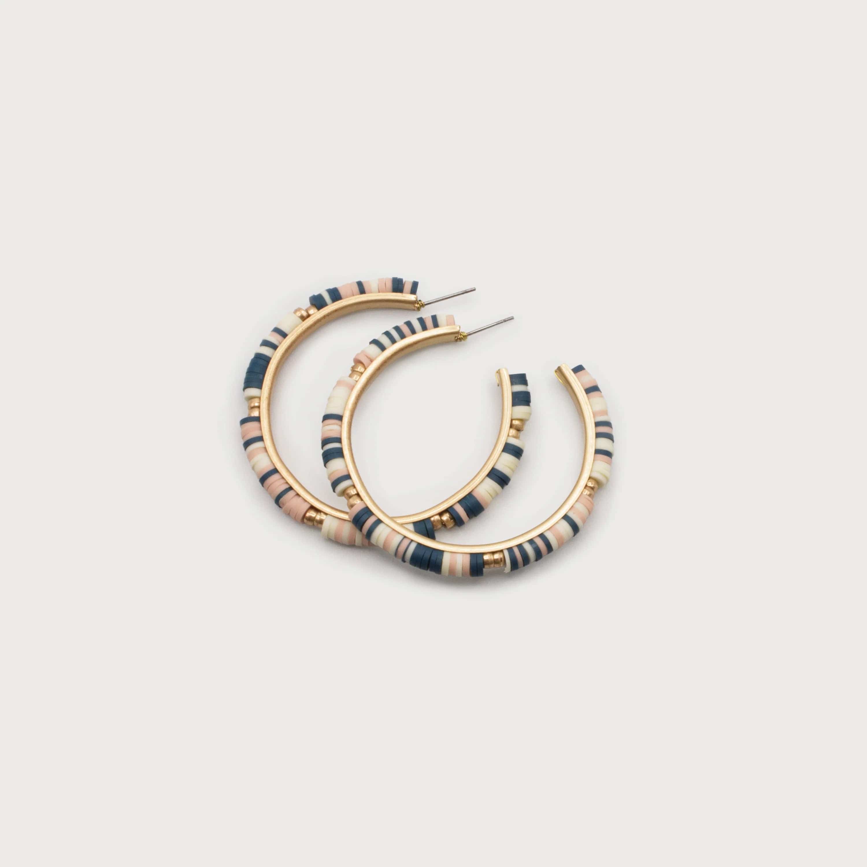 Caracol Hoops With metal Balls - 2629