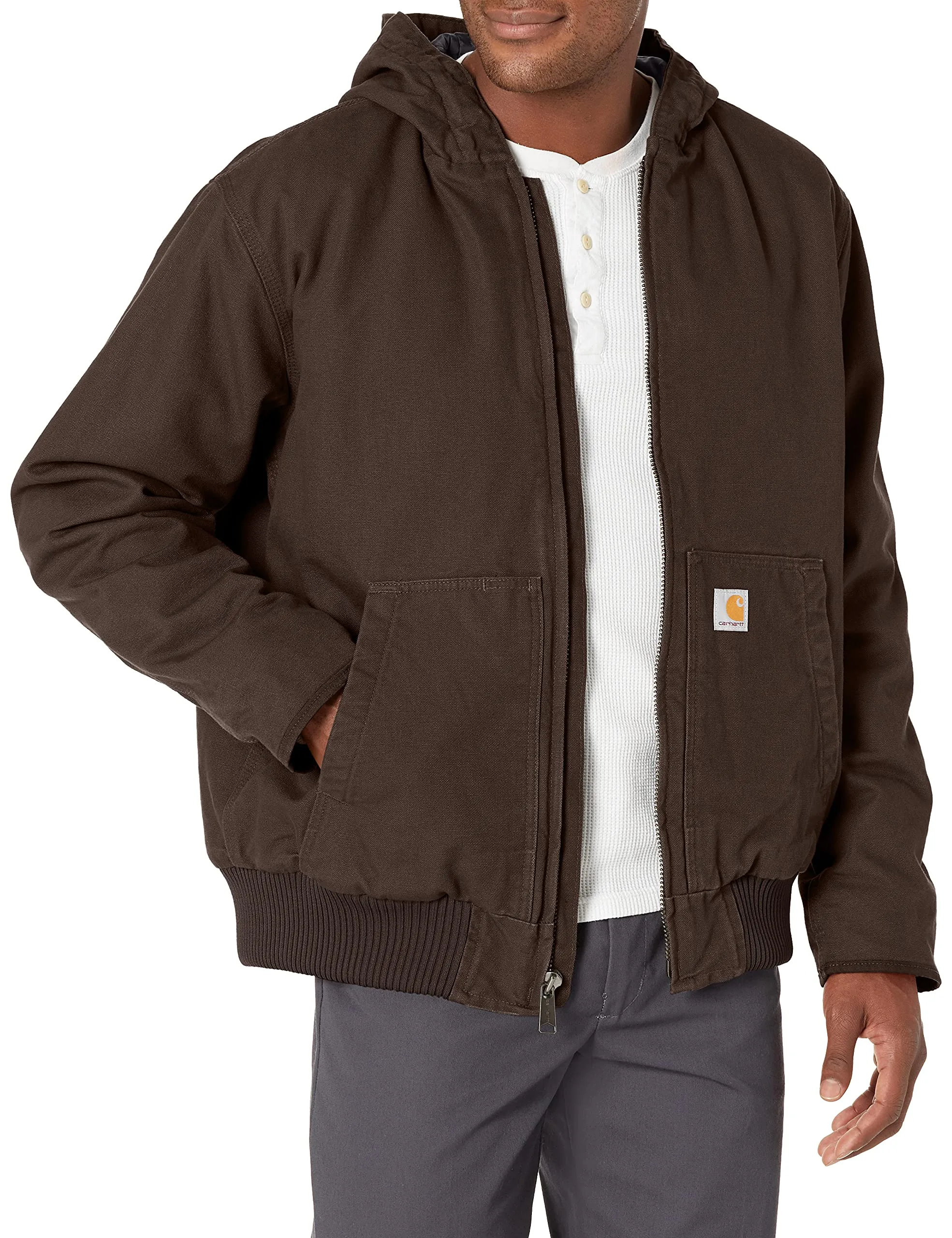 Carhartt Men's Loose Fit Washed Duck Insulated Active Jacket