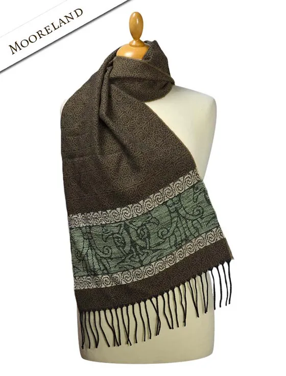 Celtic Border Birds Pattern Scarf