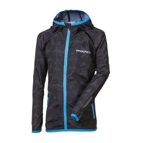 children's windbreaker Progress Valedo black/blue