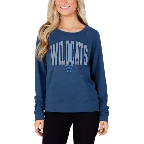 Concepts Sport Villanova Wildcats Women's Navy Mainstream Terry Long Sleeve T-Shirt