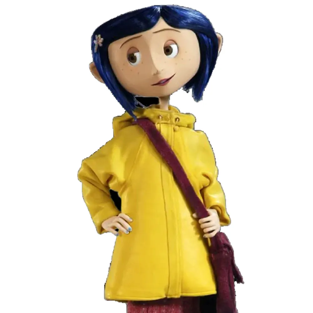 Coraline Jones Yellow Coat with Hood