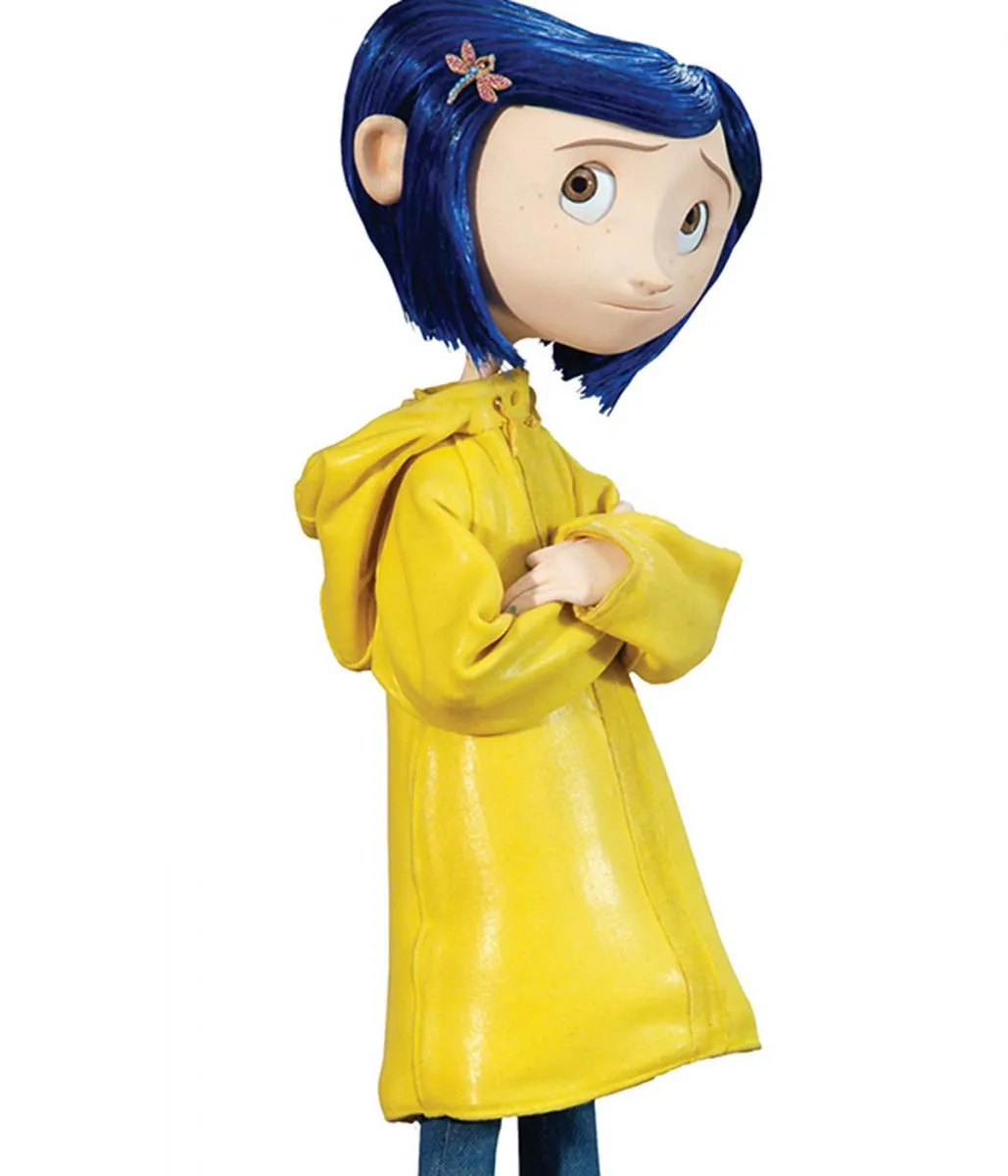 Coraline Jones Yellow Coat with Hood