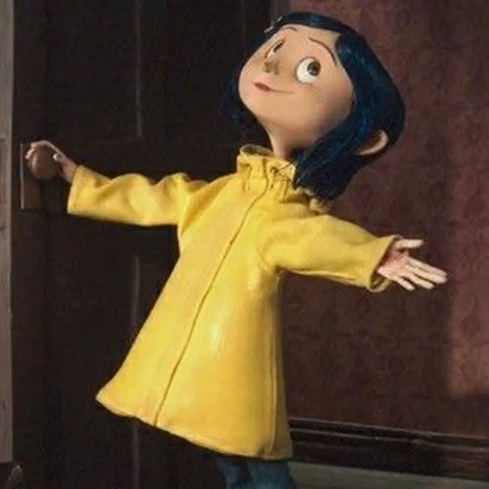 Coraline Jones Yellow Coat with Hood