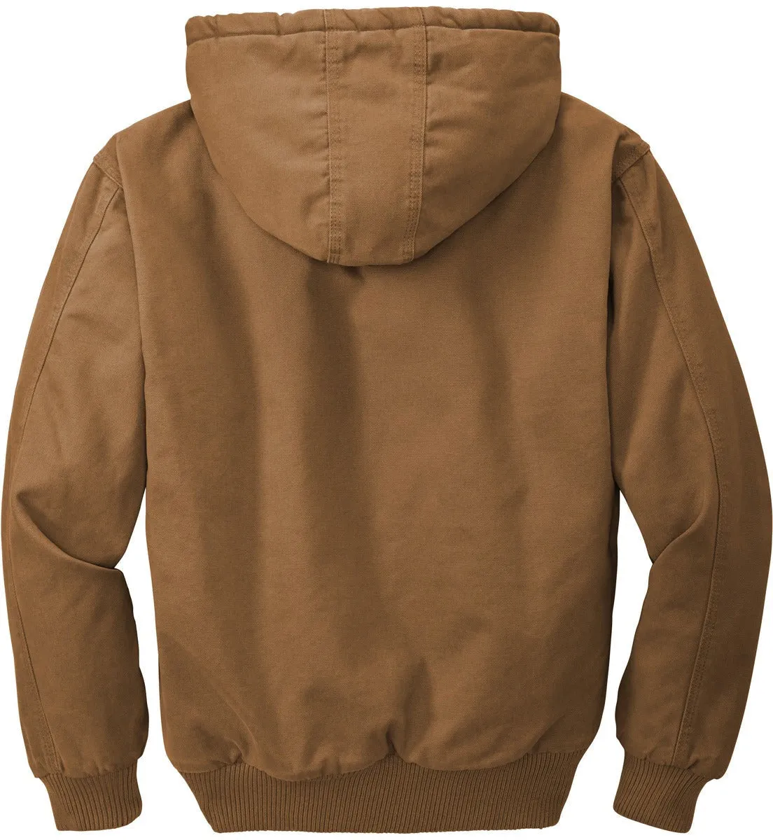 CornerStoneWashed Duck Cloth Insulated Hooded Work Jacket