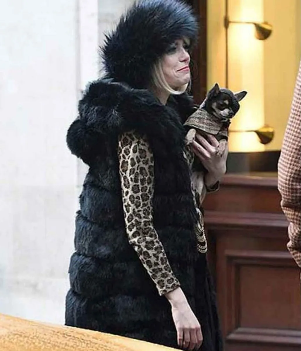 Cruella Emma Stone Fur Coat