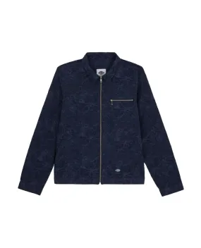 Dickies Men's Tonal Jacquard Painters Jacket Navy