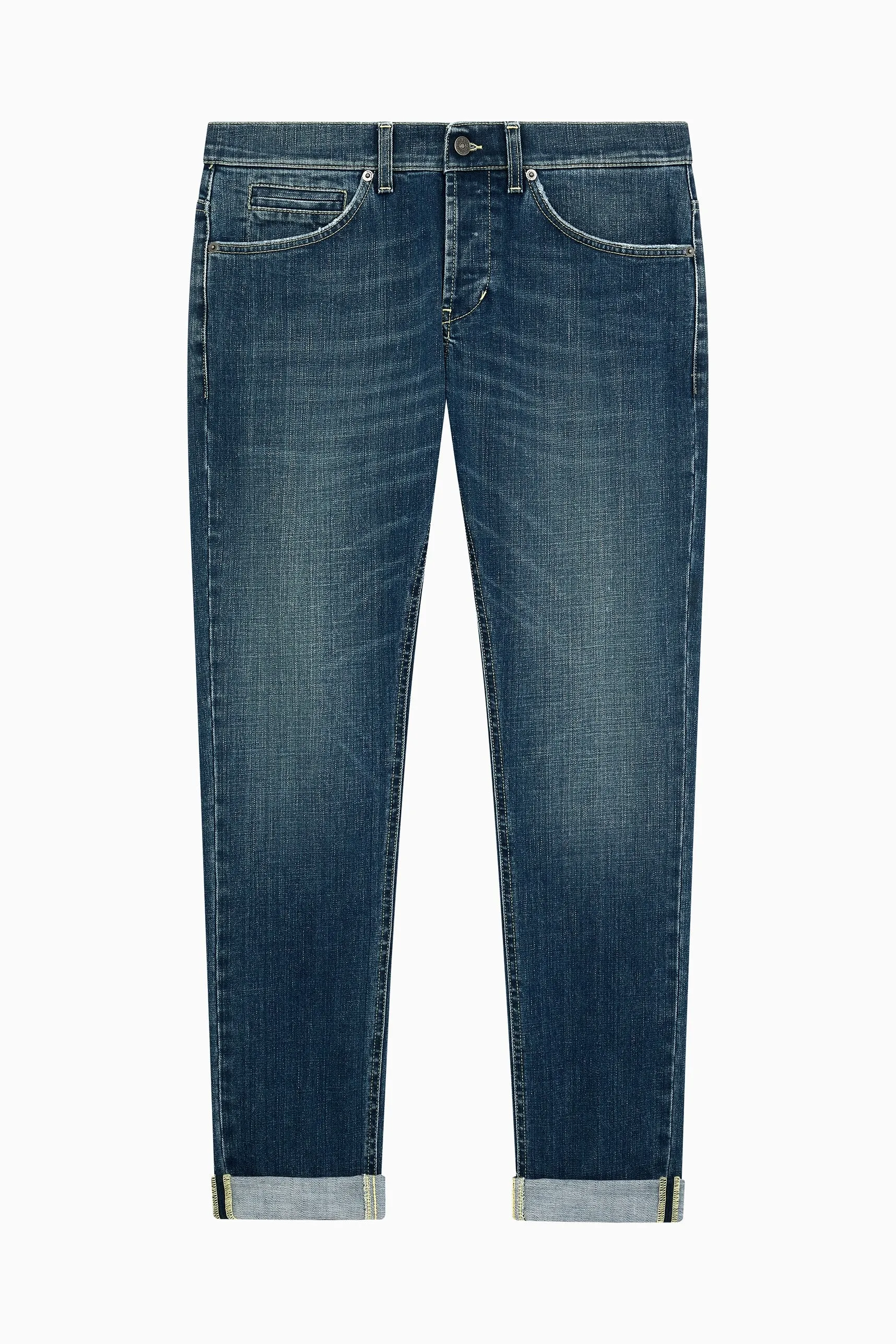 Dondup Jeans George Skinny Denim Medio Uomo