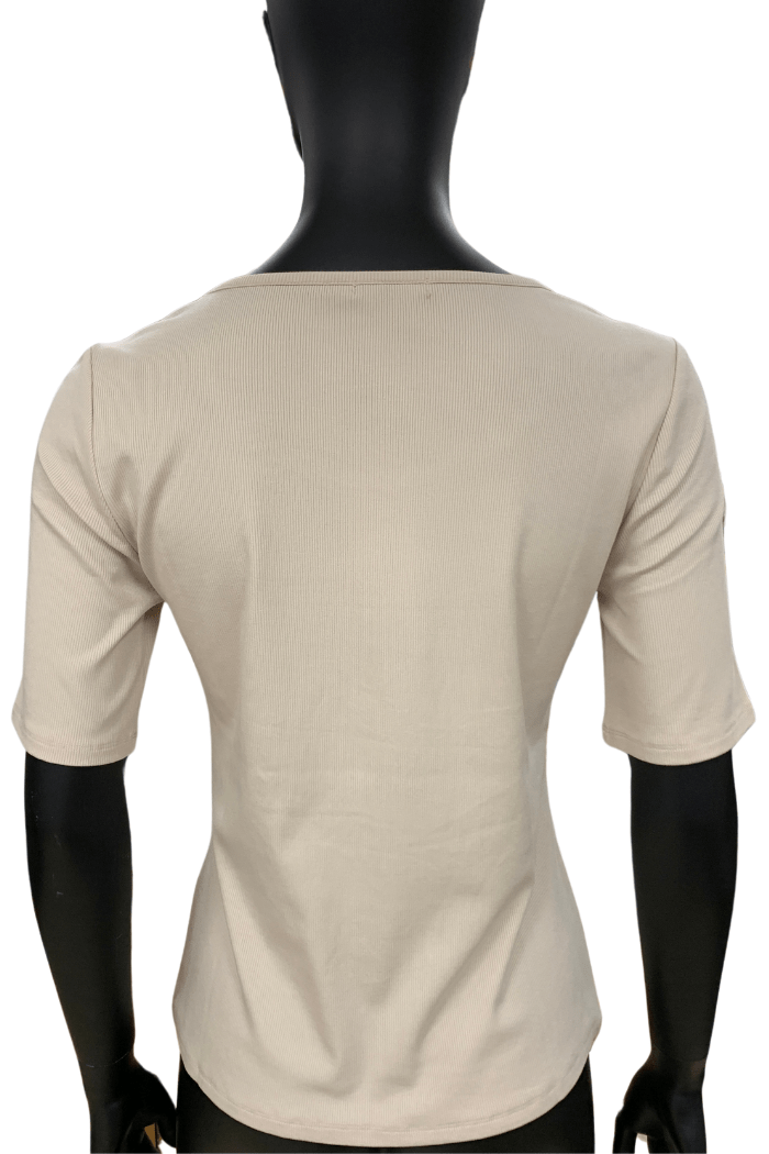 Esqualo Sand Small Rib Top - SP2430033