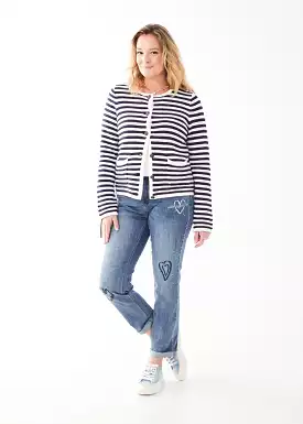 FDJ Stripe Cardigan - 1827314