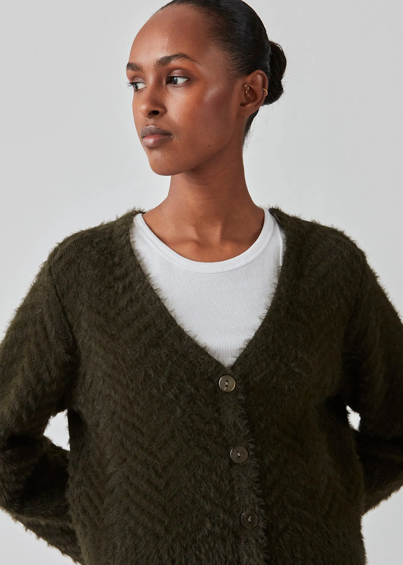 FloriaMD cardigan - Deep Pine