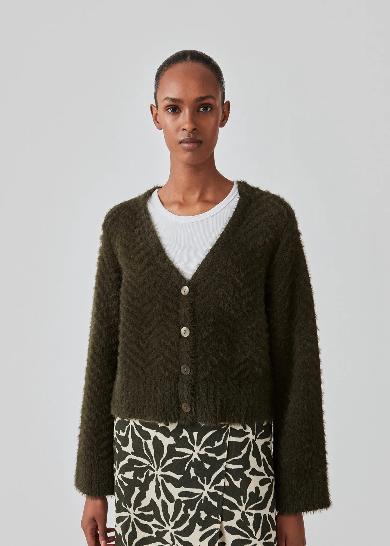 FloriaMD cardigan - Deep Pine