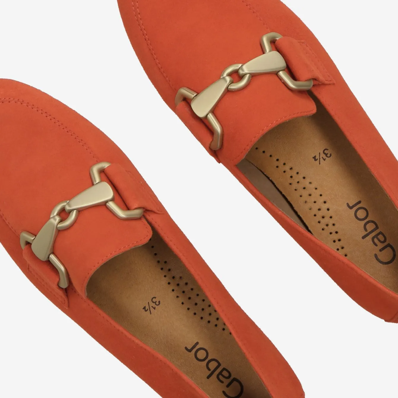 GABOR VELOUR LOAFER 45.211.13 PUMPKIN