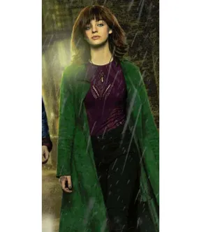 Gotham Knights Olivia Rose Keegan Green Coat