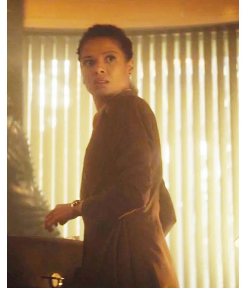 Gugu Mbatha Raw Loki Double Breasted Coat