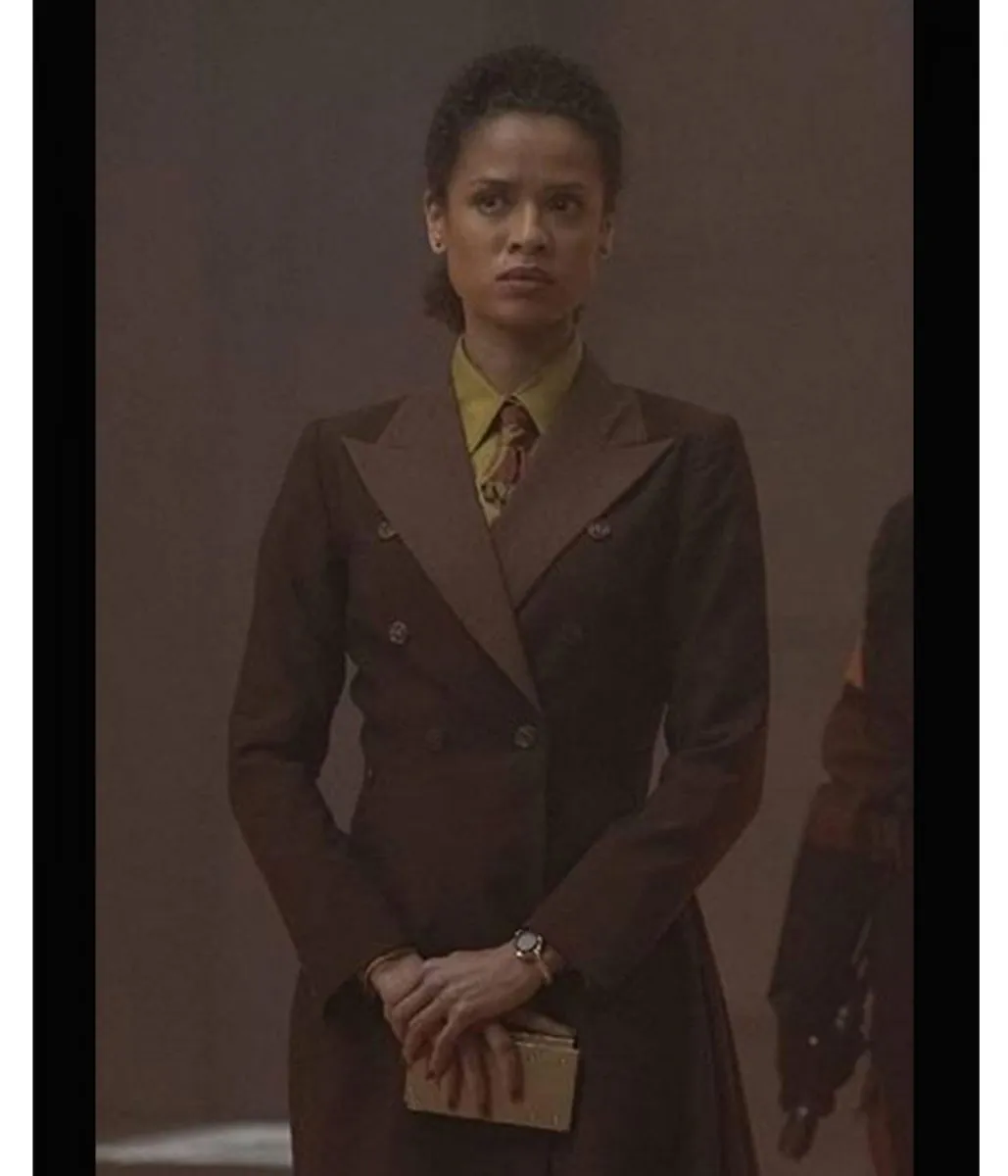 Gugu Mbatha Raw Loki Double Breasted Coat