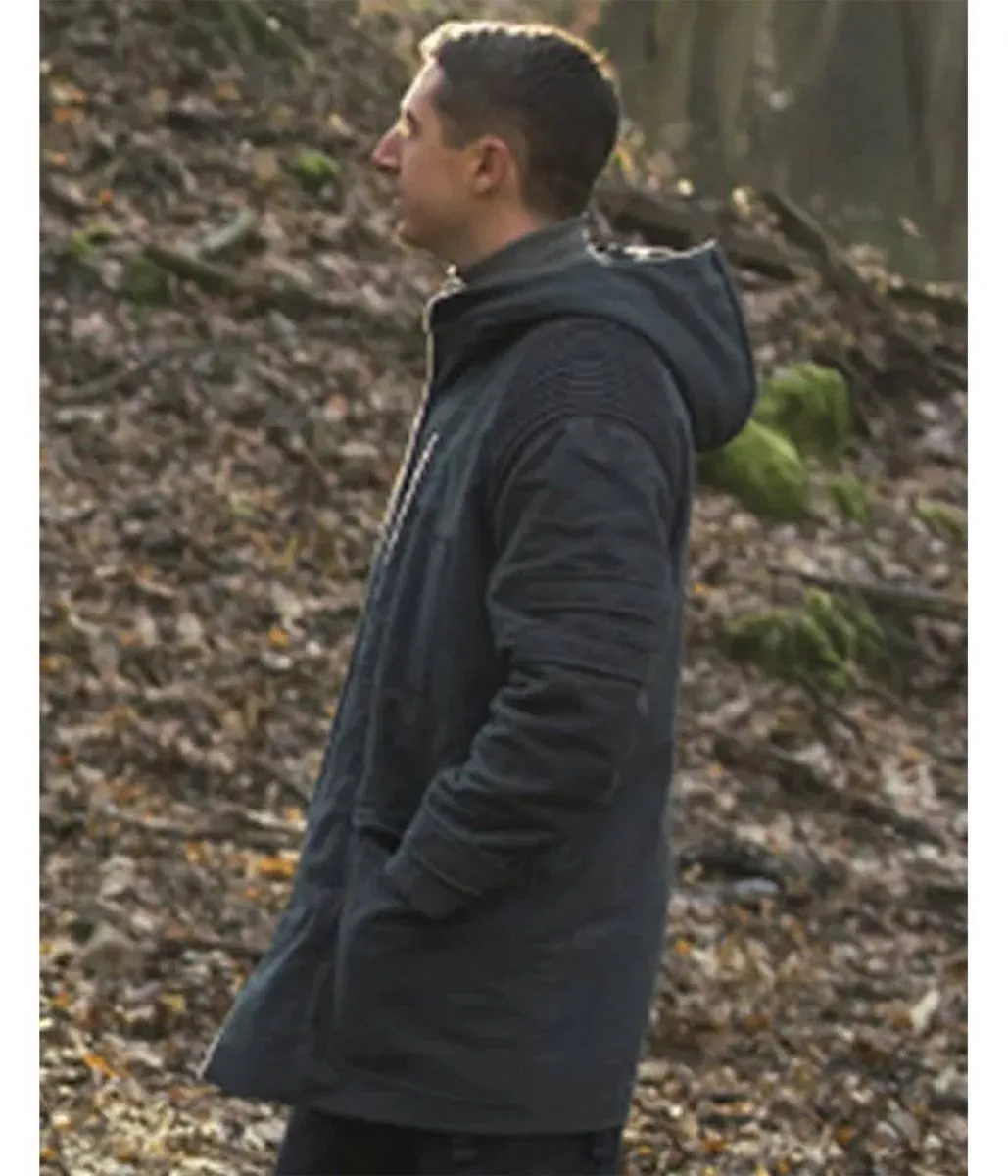 Halo Ryan Mcparland Grey Hooded Coat