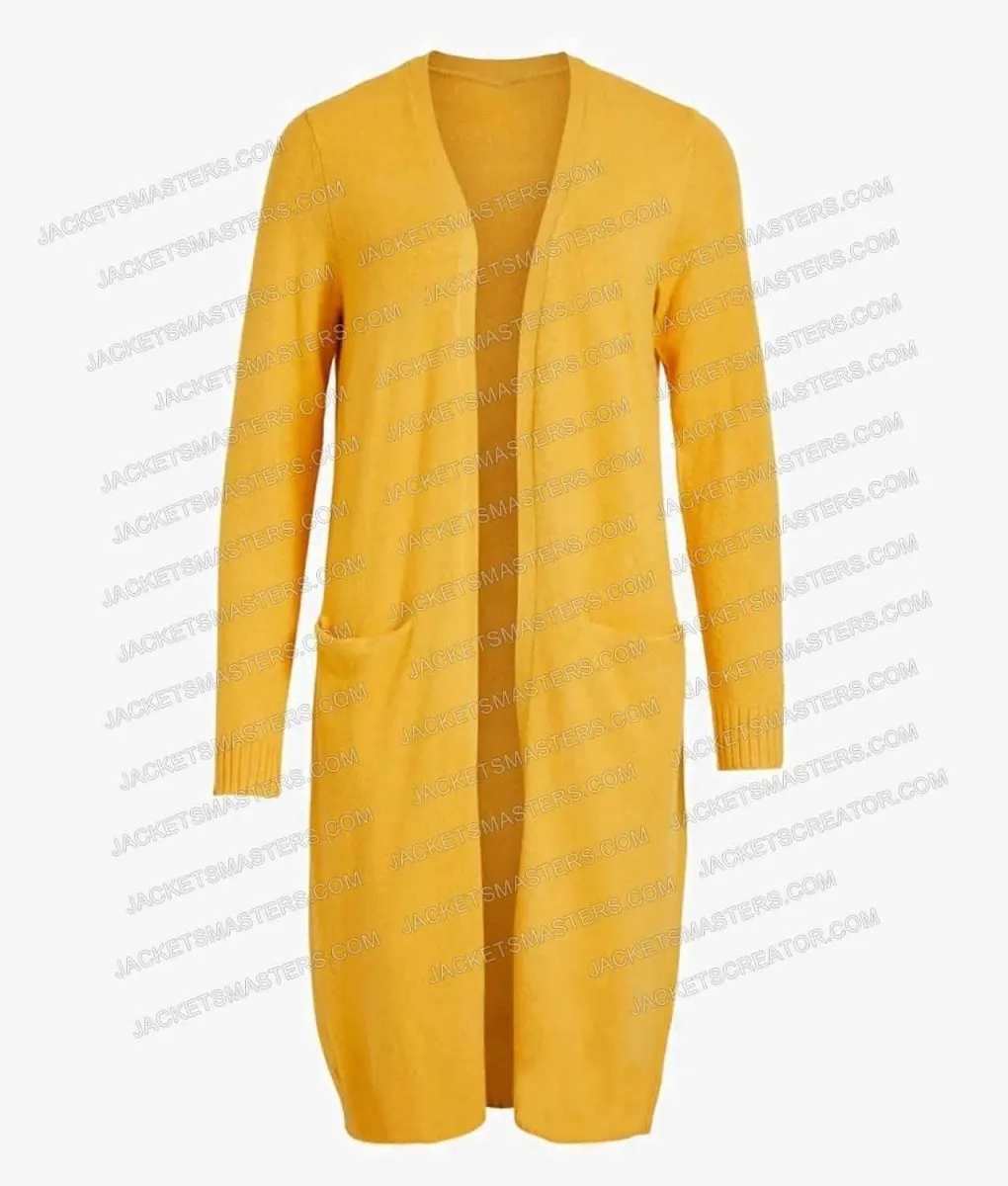 Hustle Teresa Sugerman Yellow Wool Coat