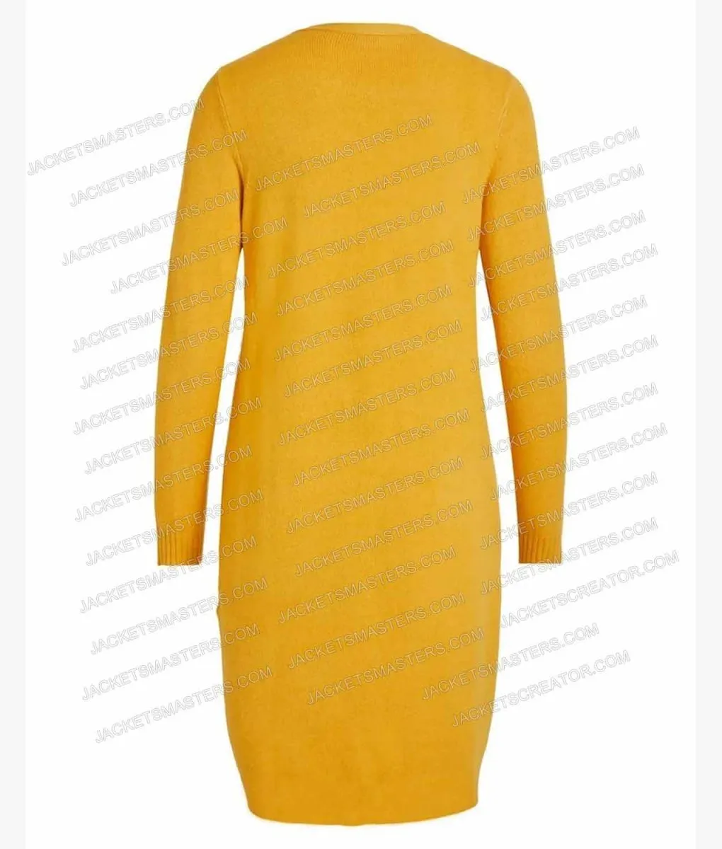 Hustle Teresa Sugerman Yellow Wool Coat