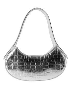 Irvin Bag Silver Croc